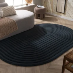 Teppich Organisch - Flowy Arch Anthrazit