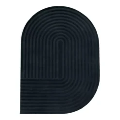 Teppich Organisch - Flowy Arch Anthrazit