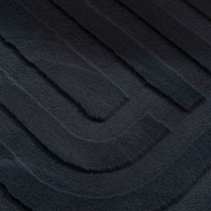 Teppich Organisch - Flowy Lines Anthrazit
