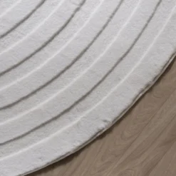 Teppich Organisch - Flowy Wavy Creme
