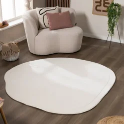 Teppich Organisch - Halo Stone Creme