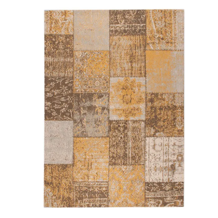 Teppich Patchwork - Dreams Gelber Ocker