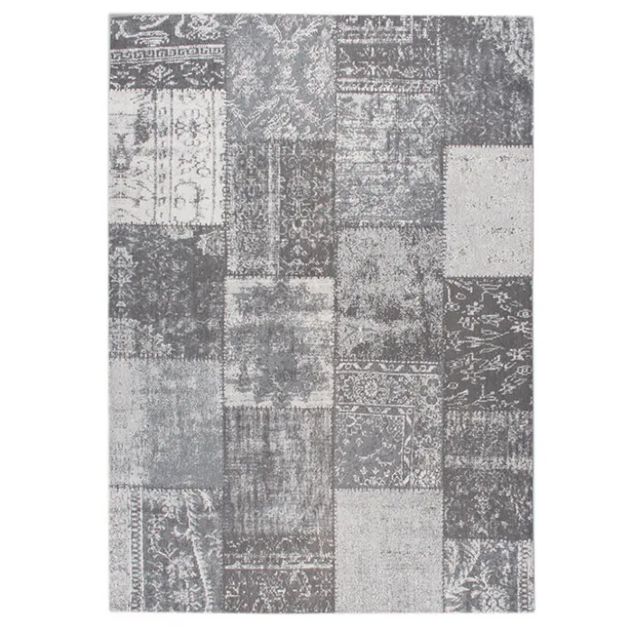 Teppich Patchwork - Dreams Grau