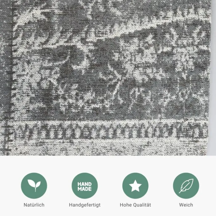 Teppich Patchwork - Dreams Grau