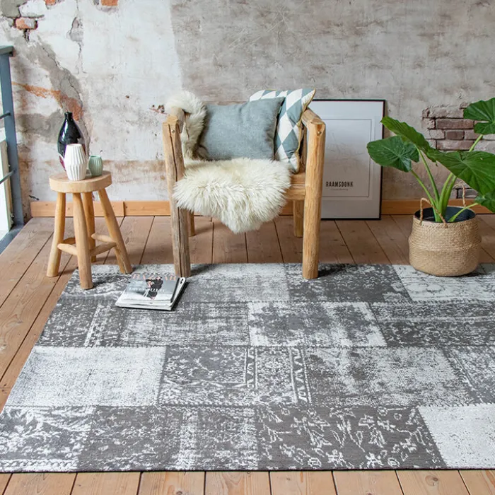 Teppich Patchwork - Dreams Grau