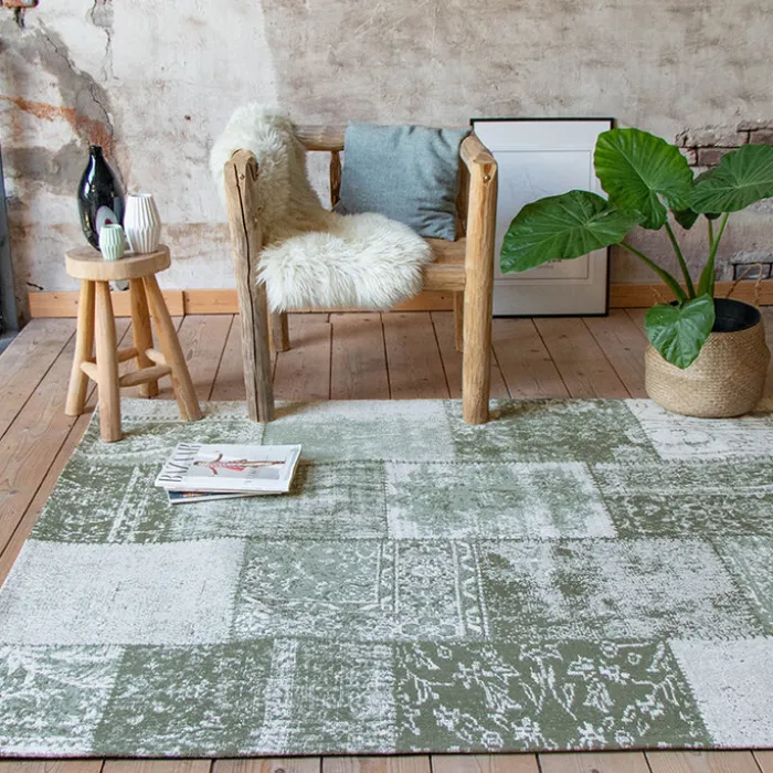 Teppich Patchwork - Dreams Grün