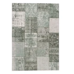 Teppich Patchwork - Dreams Grün