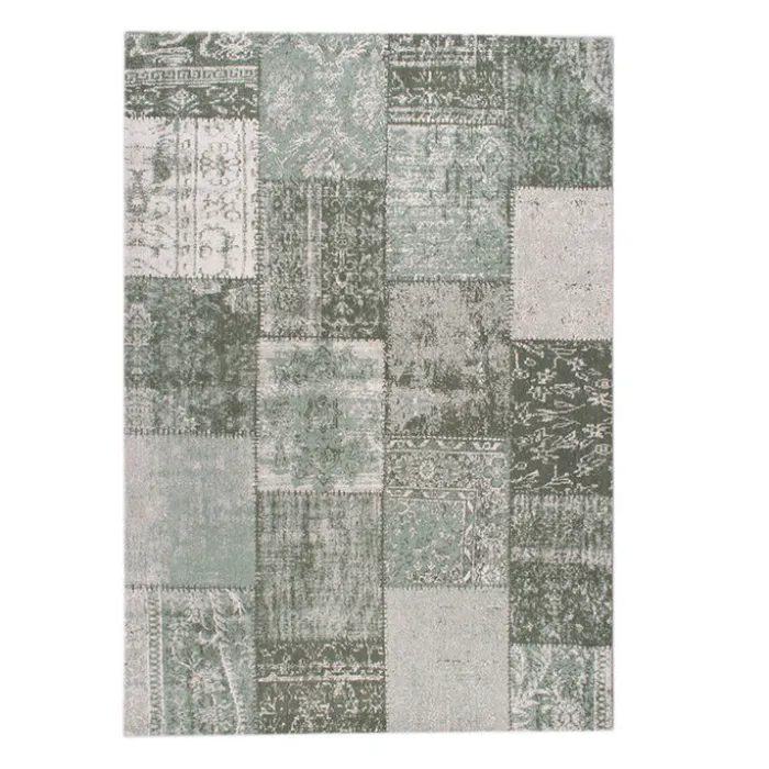 Teppich Patchwork - Dreams Grün