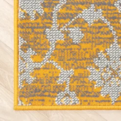Teppich Patchwork - Famous Ocker
