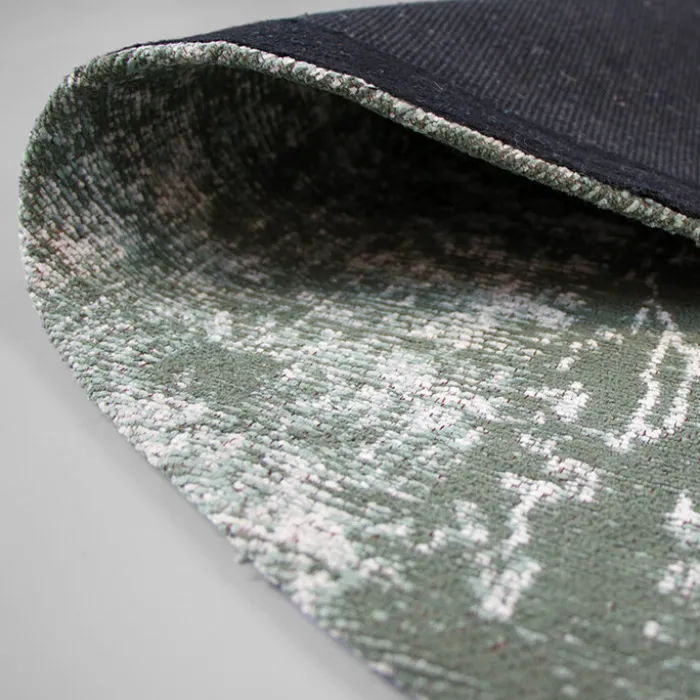 Teppich Patchwork Rund - Dreams Grün
