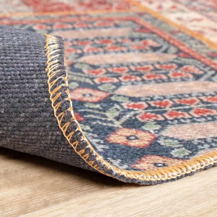Teppich Patchwork Rund - Moods Rot No.16