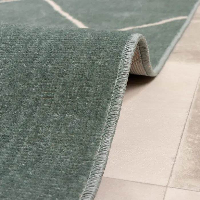Teppich Skandinavisch - Odin Lines Grün