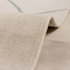 Teppich Skandinavisch - Odin Lines Creme Grün