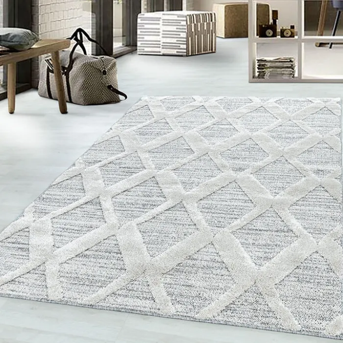 Teppich Skandinavisch - Pitea Diamond Grau