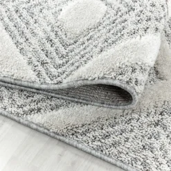 Teppich Skandinavisch - Pitea Ethno Creme Grau