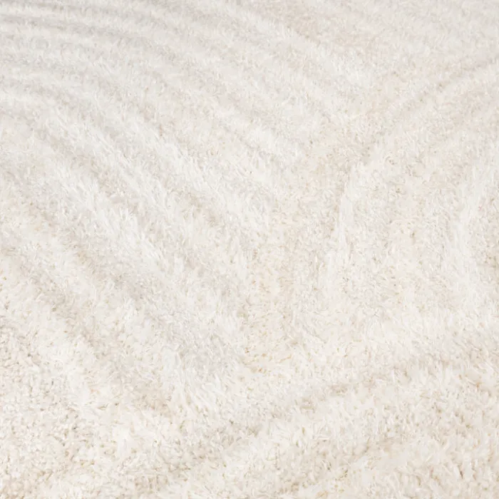 Teppich Skandinavisch Rund - Lova Arches Creme
