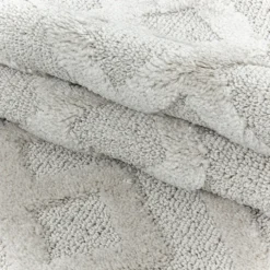 Teppich Skandinavisch Rund - Pitea Pattern Creme