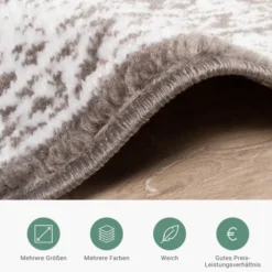 Teppich Vintage - Adore Medaillon Taupe Grau