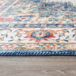 Teppich Vintage - Azara Hellblau