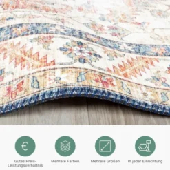 Teppich Vintage - Azara Persia Hellblau