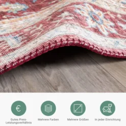 Teppich Vintage - Azara Rot