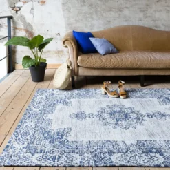 Teppich Vintage - Dreams Dunkelblau
