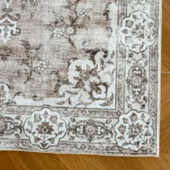 Teppich Vintage - Ember Medaillon Taupe