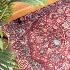 Teppich Vintage - Imagine Medaillon Rot
