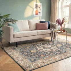 Teppich Vintage - Imagine Medaillon Bunt