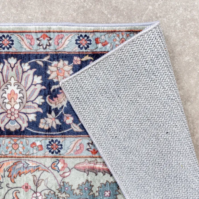 Teppich Vintage - Imagine Medaillon Blau