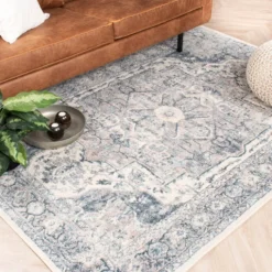 Teppich Vintage - Inspire Blau Creme 218
