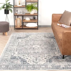 Teppich Vintage - Inspire Blau Creme 218
