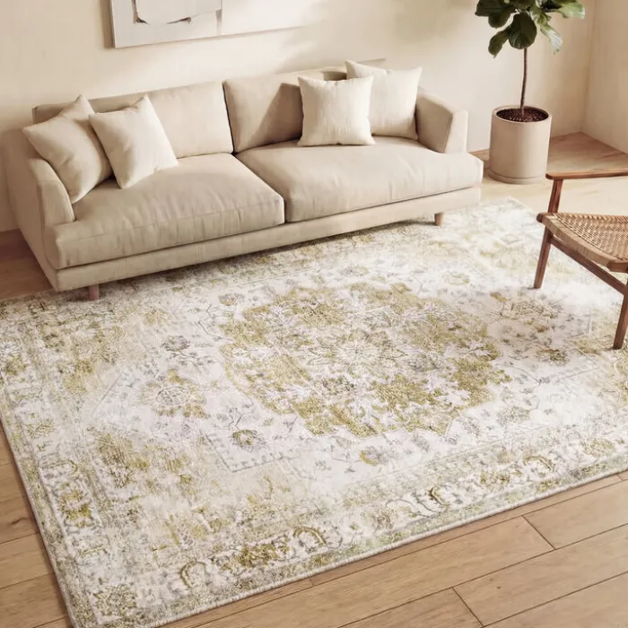 Teppich Vintage - Lago Grün Creme