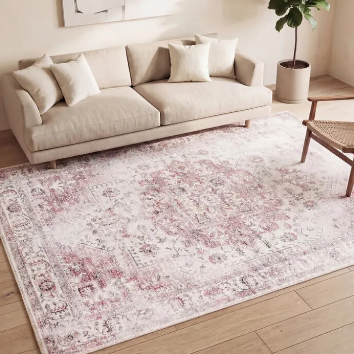Teppich Vintage - Lago Rot Rosa