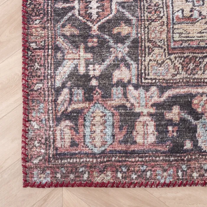 Teppich Vintage - Lugan Bordeaux Rot
