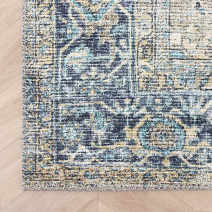 Teppich Vintage - Lugan Hellblau