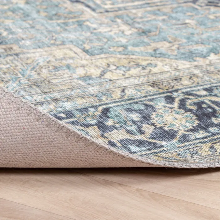 Teppich Vintage - Lugan Hellblau