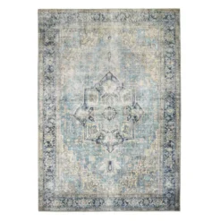 Teppich Vintage - Lugan Hellblau