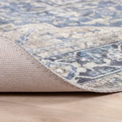 Teppich Vintage - Lugan Taupe Blau