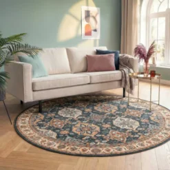 Teppich Vintage Rund - Imagine Oriental Bunt