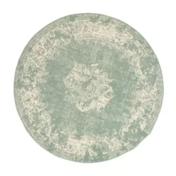 Teppich Vintage Rund - Wonder Grün