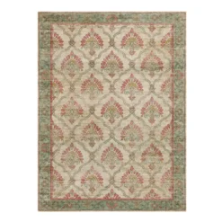 Teppich Vintage - Sage Grid Grün