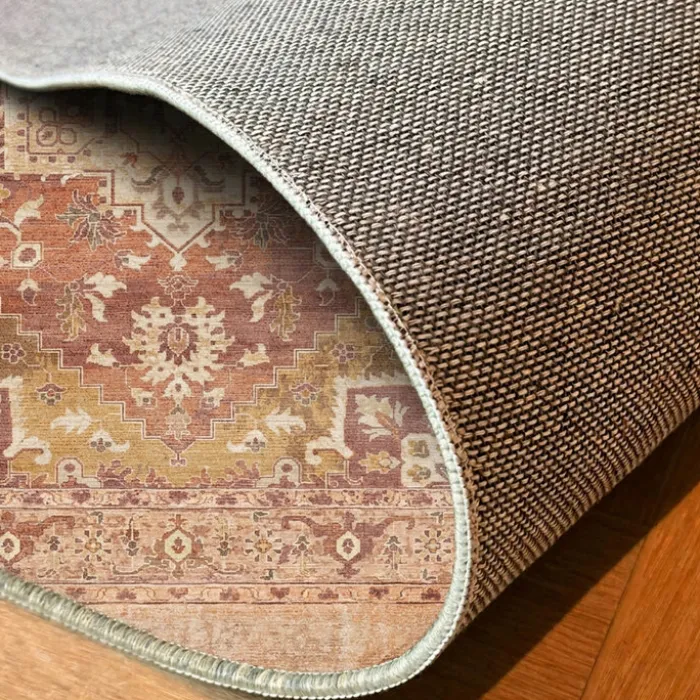 Teppich Vintage - Sage Medaillion Terracotta