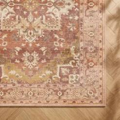 Teppich Vintage - Sage Medaillion Terracotta