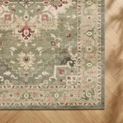 Teppich Vintage - Sage Medaillion Grün