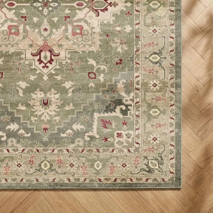 Teppich Vintage - Sage Medaillion Grün
