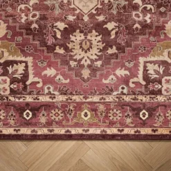 Teppich Vintage - Sage Medaillion Rot
