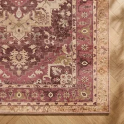 Teppich Vintage - Sage Medaillion Rot