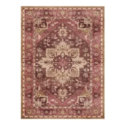 Teppich Vintage - Sage Medaillion Rot