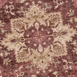 Teppich Vintage - Sage Medaillion Rot